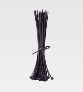 Black Cable Ties 100/Pk